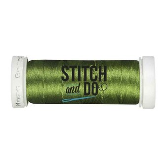 Stitch &amp; Do 200 m - Borduurgaren - Linnen &ndash; Mosgroen