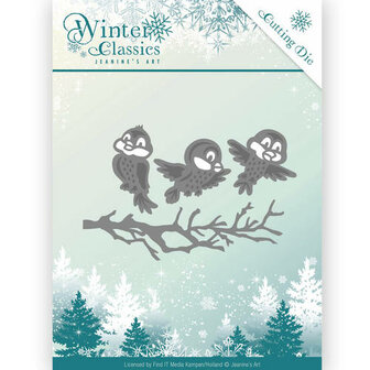 JAD10027 &ndash; Die - Jeanine&#039;s Art - Winter Classics - Winter birds
