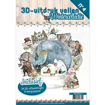3D uitdrukvellen boek 4 Wintercollectie