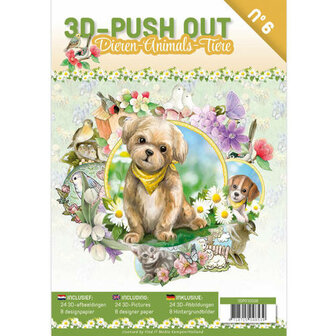 3DPO10006 3D Push Out book 06 - Animals
