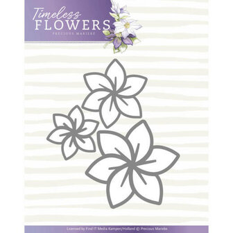 PM10123 - Dies - Precious Marieke - Timeless Flowers - Clematis Trio