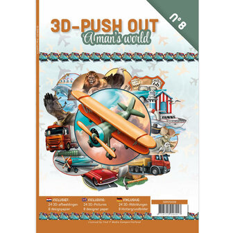 3DPO10008 3D Push Out book 08 - A Man's World