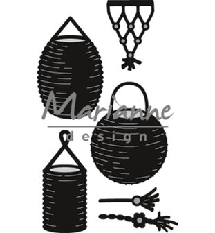 CR1443 - Marianne Design - Craftables - Lampion set -49x80mm