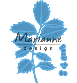 LR0549 - Marianne Design - Creatables - Tiny&#039;s Holly - 44x63mm