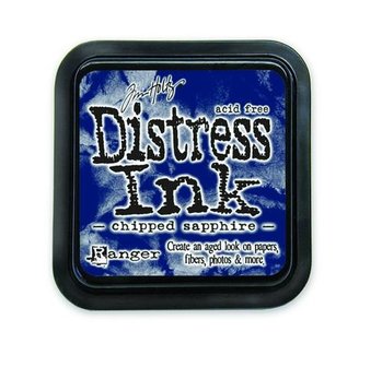 Ranger Distress Inks pad - chipped sapphire stamp pad TIM27119 Tim Holtz