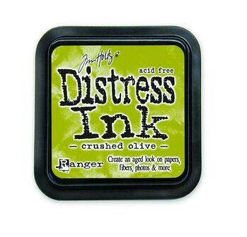Ranger Distress Inks pad - crushed olive stamp pad TIM27126 Tim Holtz