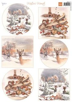 MB0177 Marianne Design &ndash; 3D Knipvel &ndash; Mattie's mooiste Winter 1 21 x 29,7 cm