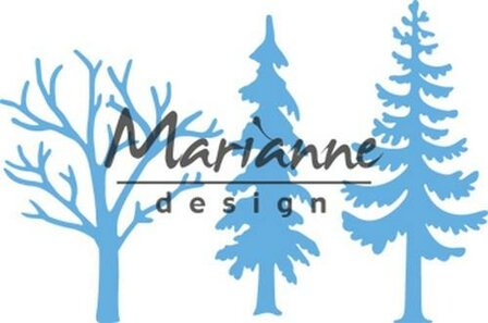 LR0556 Marianne Design &ndash; Creatables &ndash; Bos met bomen 8 x 18 cm