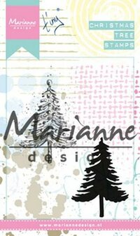 Marianne Design Cling Stamps Tiny&#039;s kerstboom MM162590 x 110 mm