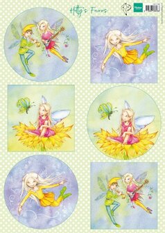 Marianne Design Knipvel Hetty&#039;s Fairies HK1706 A4