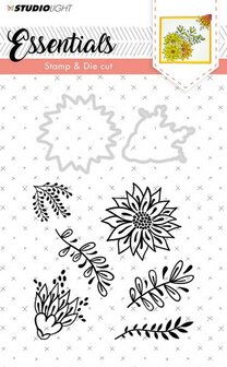 Studio Light Stamp &amp; Die Cut A6 Basics nr 23 BASICSDC23