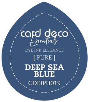 Card Deco Essentials Fade-Resistant Dye Ink Deep Sea Blue