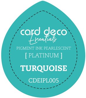 Card Deco Essentials Fast-Drying Pigment Ink Pearlescent Turquoise
