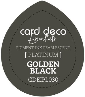 Card Deco Essentials Fast-Drying Pigment Ink Pearlescent Golden Black