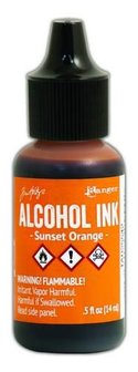 Ranger Alcohol Ink 15 ml - sunset orange TAB25542 Tim Holz