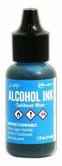 Ranger Alcohol Ink 15 ml - sailboat blue TAB25535 Tim Holz