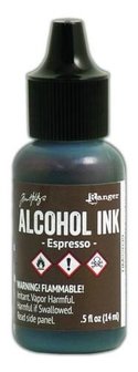 Ranger Alcohol Ink 15 ml - espresso TIM22039 Tim Holz