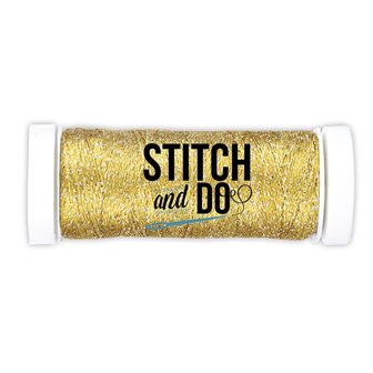 Warm Gold Sparkles Thread Stitch and Do - 120 meter