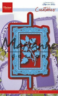 Marianne D Creatable Anja&#039;s Vertical Folding die - Rechthoek LR0608 39,5x150mm