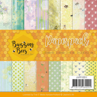 JAPP10011 Paperpack - Jeanines Art - Buzzing Bees