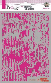 Pronty Mask stencil A5 Grunge Lines 470.770.011 by Jolanda