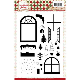 PMCS10041 Clear Stamps - Precious Marieke - Warm Christmas Feelings