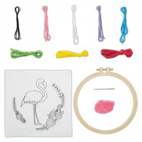 DSM 106043 Embroidery Kit - Flamingo