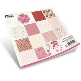 BBPP10034 Paperpack - Berries Beauties - Floral Elegance 20 x 20 cm