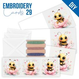STDOPP029 Stitch and Do PP cards 29 - Cute Bees