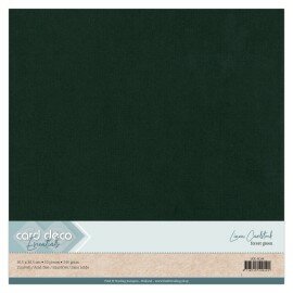 LKK-SC69 Linnen Cardstock - SC - Forest Green