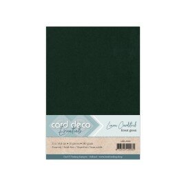 LKK-A569 Linnen Cardstock - A5 - Forest Green