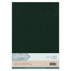 LKK-A469 Linnen Cardstock - A4 - Forest Green