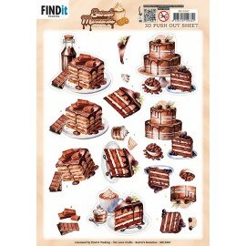 SB11087 3D Pushout Sheet - Berries Beauties - Sweet Moments - Baked with Love