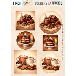 BBSC10129 - BC10001 Scenery Push out - Berries Beauties - Sweet Moments (Gratis bij aankoop BCM10001)