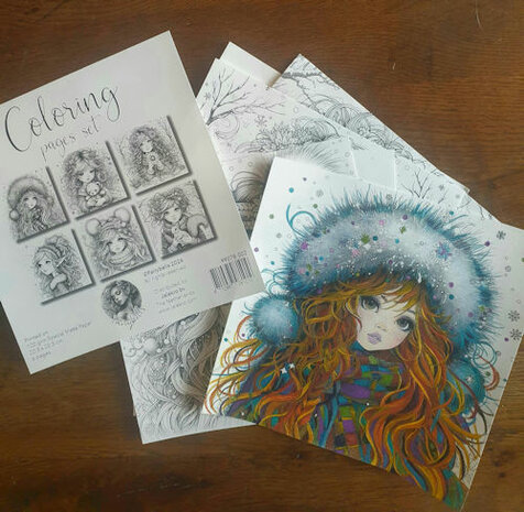 002 Fairybells Coloring Pages kleurplaten Set 2