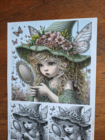 004 Fairybells Coloring Pages kleurplaten Set 4 A4 voor potloden en alcohol markers