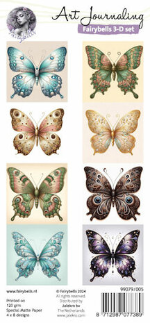 005 Fairybells 3-D setje Vlinders