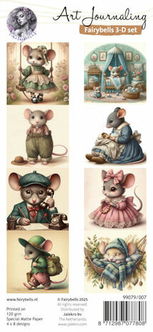 007 Fairybells 3-D setje Muizen 1