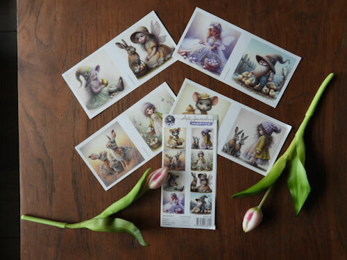 008 Fairybells 3-D setje Pasen - Voorjaar