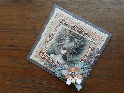 009 Fairybells 3-D setje Fairies groen-lila-zalm