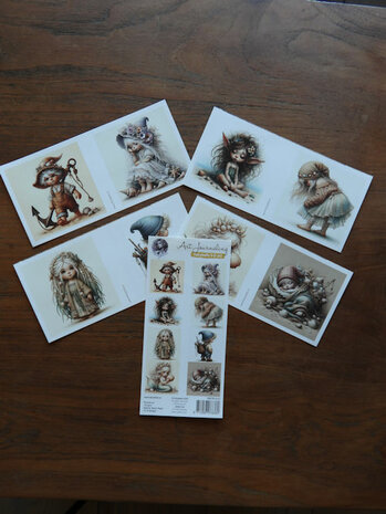 010 Fairybells 3-D setje Zomer, Zand en Zee