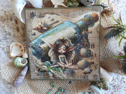 010 Fairybells 3-D setje Zomer, Zand en Zee