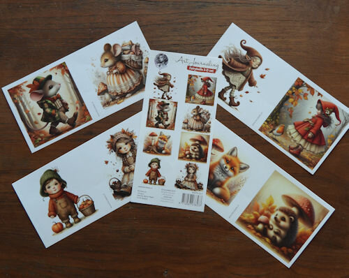 011 Fairybells 3-D setje Herfst