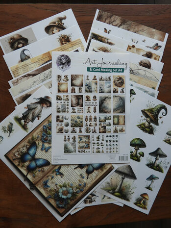 006 Fairybells Art Journaling Set A4 - Mystic