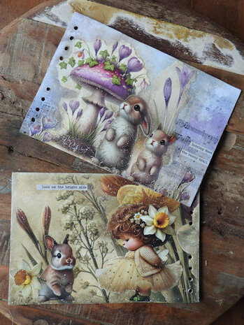 002 Fairybells Art Journaling Set A4 - Voorjaar