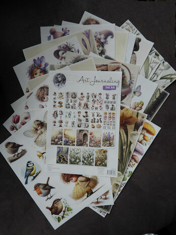 002 Fairybells Art Journaling Set A4 - Voorjaar