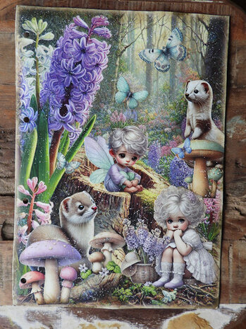 002 Fairybells Art Journaling Set A4 - Voorjaar
