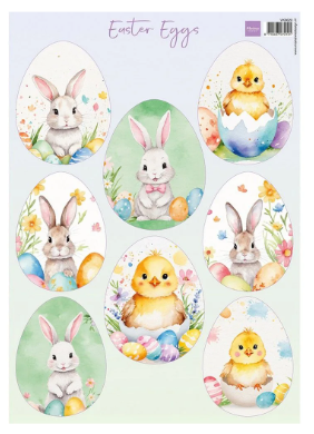 VK9620 Marianne D Knipvel A4 Easter Eggs