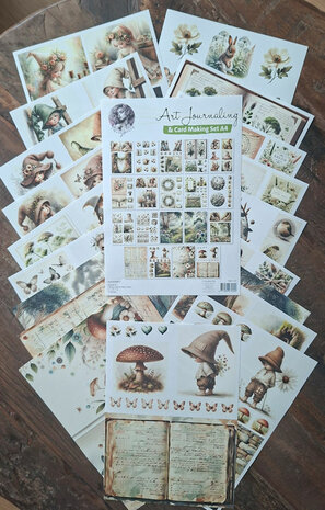 007 Fairybells Art Journaling & Card Making Set A4 - Magical Nature