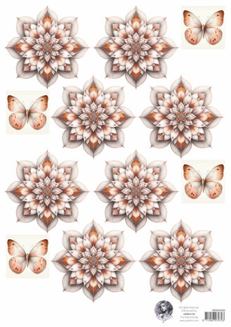 Fairybells roze combi knipvellen 3 stuks voor pop-up en decoupage